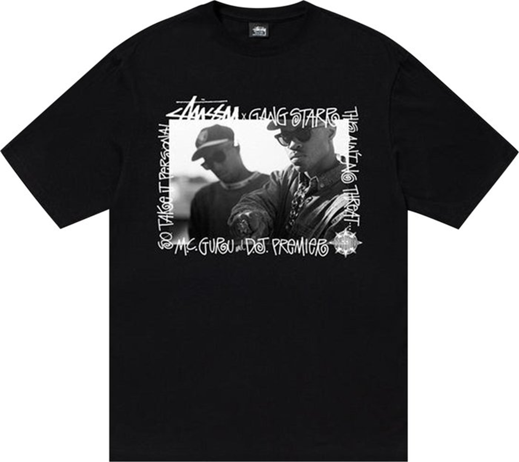 Áo Stussy Gang Starr Take It Personal Tee 'Black' 3903845