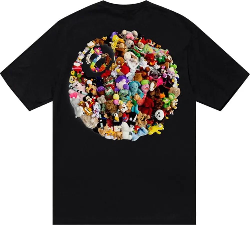 Alternative view of Áo Stussy Plush Tee 'Black'