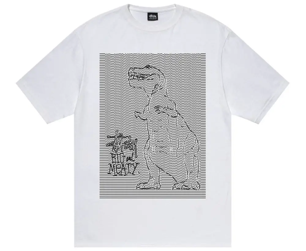 Áo Stussy Dots & Loops Tee 'White' 190489
