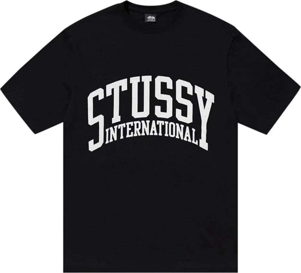Áo Stussy International Tee Pigment Dyed 'Black' 1905003