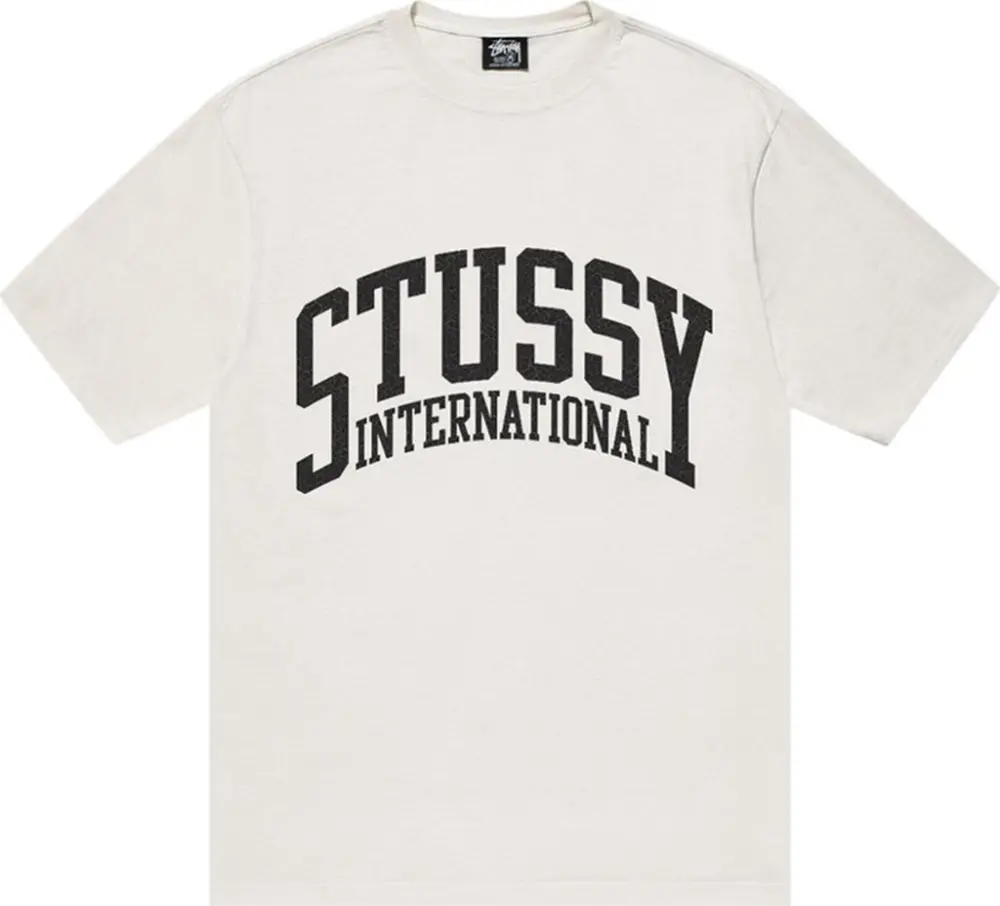 Áo Stussy International Tee Pigment Dyed 'White' 1905003