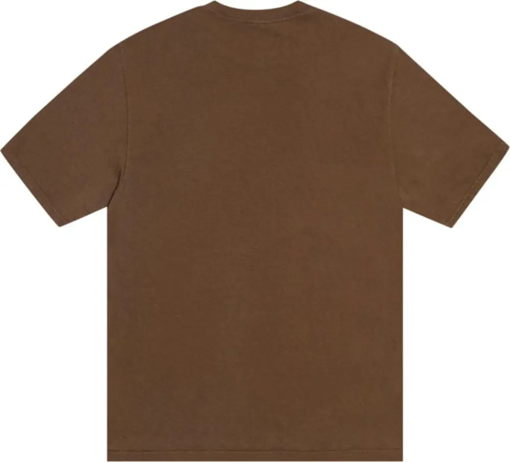 Alternative view of Áo Stussy International Tee Pigment Dyed 'Brown' 1905003