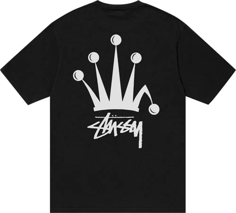 Alternative view of Áo Stussy Regal Crown Pigment Dyed Tee 'Black' 1905002