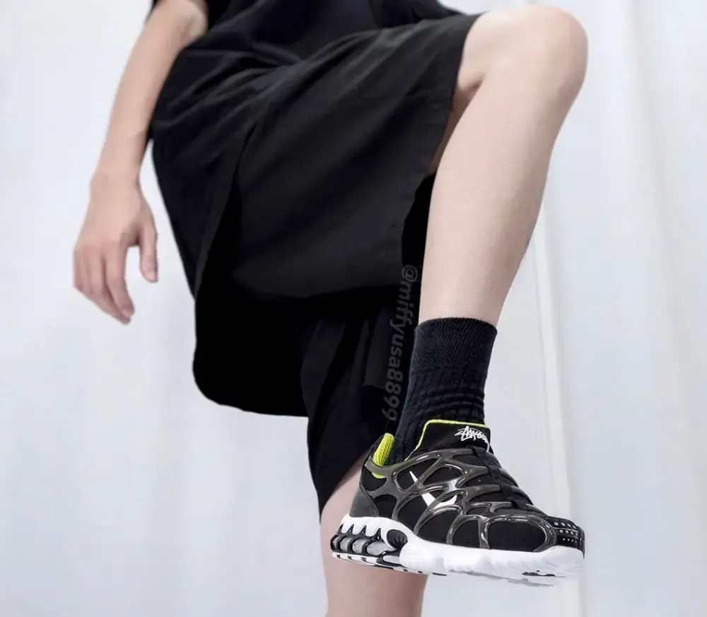 Giày Nike Air Kukini Spiridon Cage 2 Stussy Black CJ9918-001 - Ảnh 3