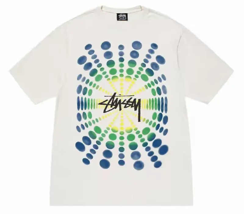 Áo Stussy Atticus Pigment Dyed Tee ‘White’
