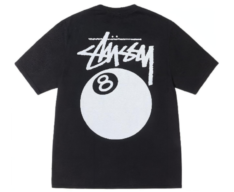 Áo Stussy 8 Ball Tee Pigment Dyed ‘Black’
