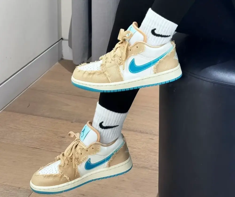 Giày Nike Air Jordan 1 Low SE 'Wave' HF4983-252 - Ảnh 3