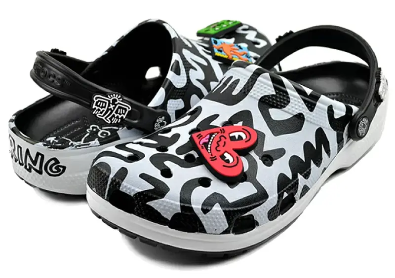 Dép Crocs Classic Clog 'Keith Haring' 209488-001 - Ảnh 5
