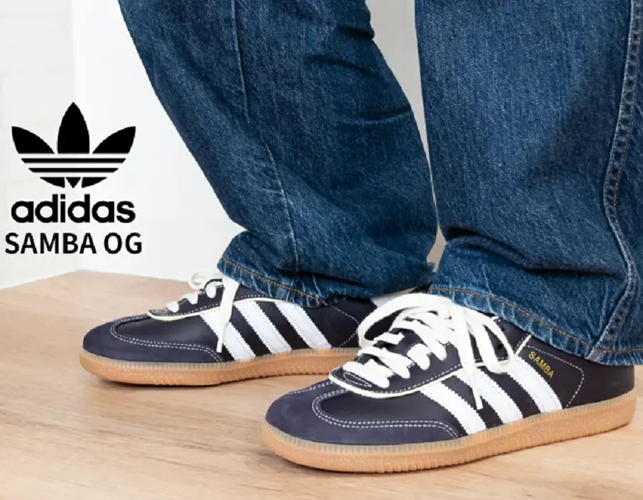 Giày Adidas Samba OG Aura 'Black White' IG6836 - Ảnh 4