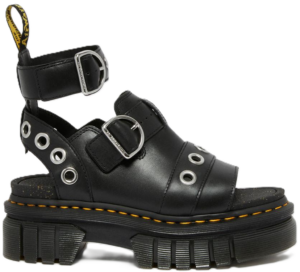 Dép Dr. Martens Ricki Hardware Nappa Lux Leather 'Black' 27401001