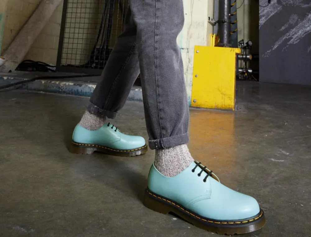 Alternative view of Giày Dr. Martens 1461 Smooth Leather Oxford 'Blue' 27757485