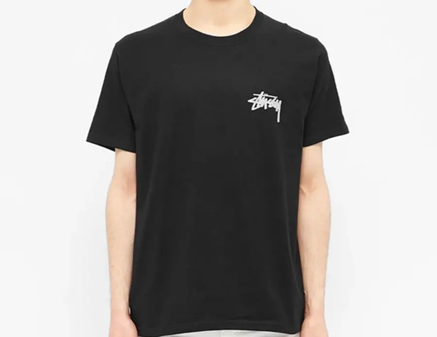 Alternative view of Áo Stussy Tiribal Mask Tee Classic Short Sleeve 'Black' 1904516