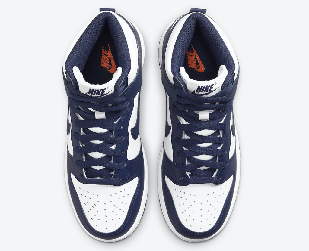 Giày Nike Dunk High 'Championship Navy' (GS) DB2179-104 - Ảnh 4
