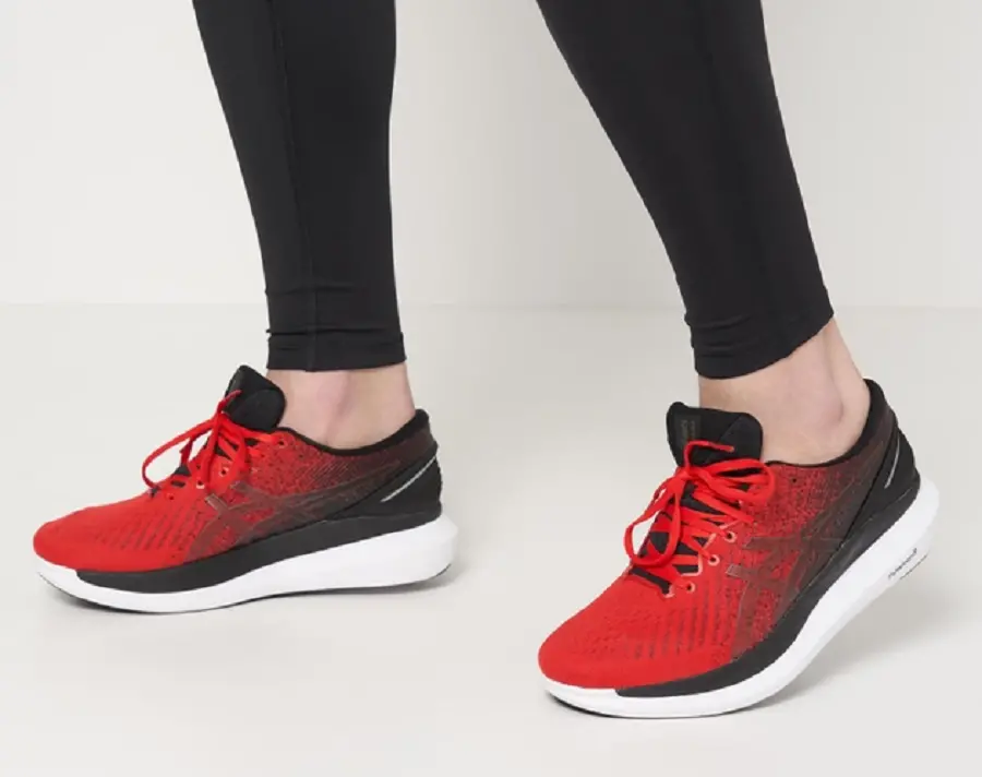 Alternative view of Giày Asics GlideRide 2 'Electric Red' 1011B016-608