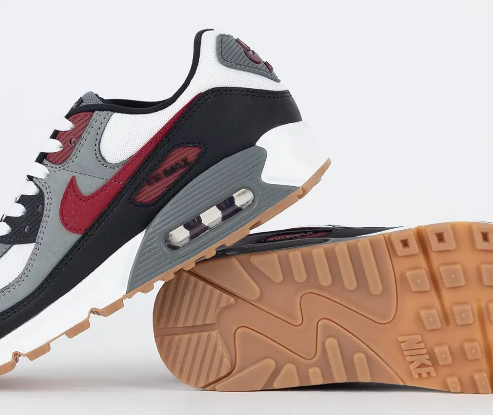 Giày Nike Air Max 90 'Grey Red' FB9658-100 - Ảnh 3