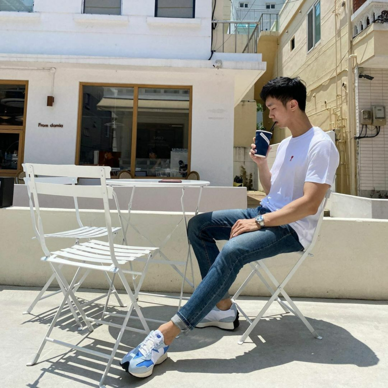 Giày New Balance 327 ‘Stellar Blue’ MS327LC1 - Ảnh 2