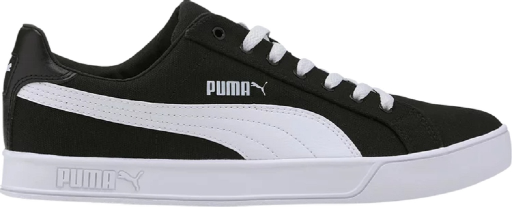Giày Puma Smash Vulc Canvas 'Black White' 374754-02