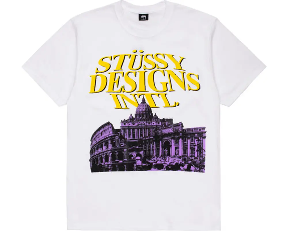 Áo Stussy Rome Tee 'White' 1904512