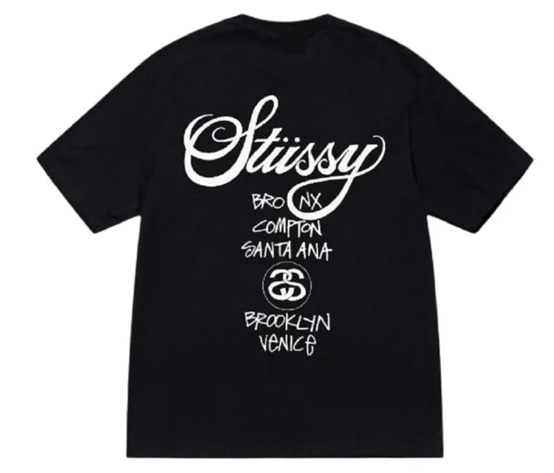 Áo Stussy World Tour Tee ‘Black’