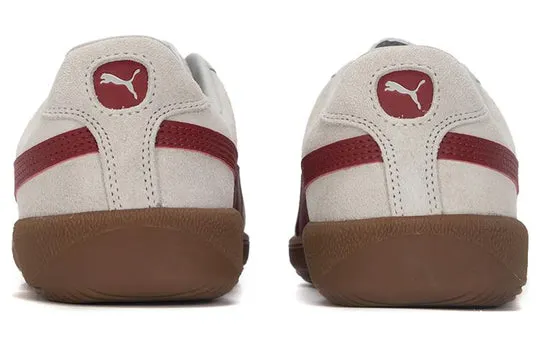 Giày Puma Army Trainer Suede 'White Gray Red' 388156-02 - Ảnh 4