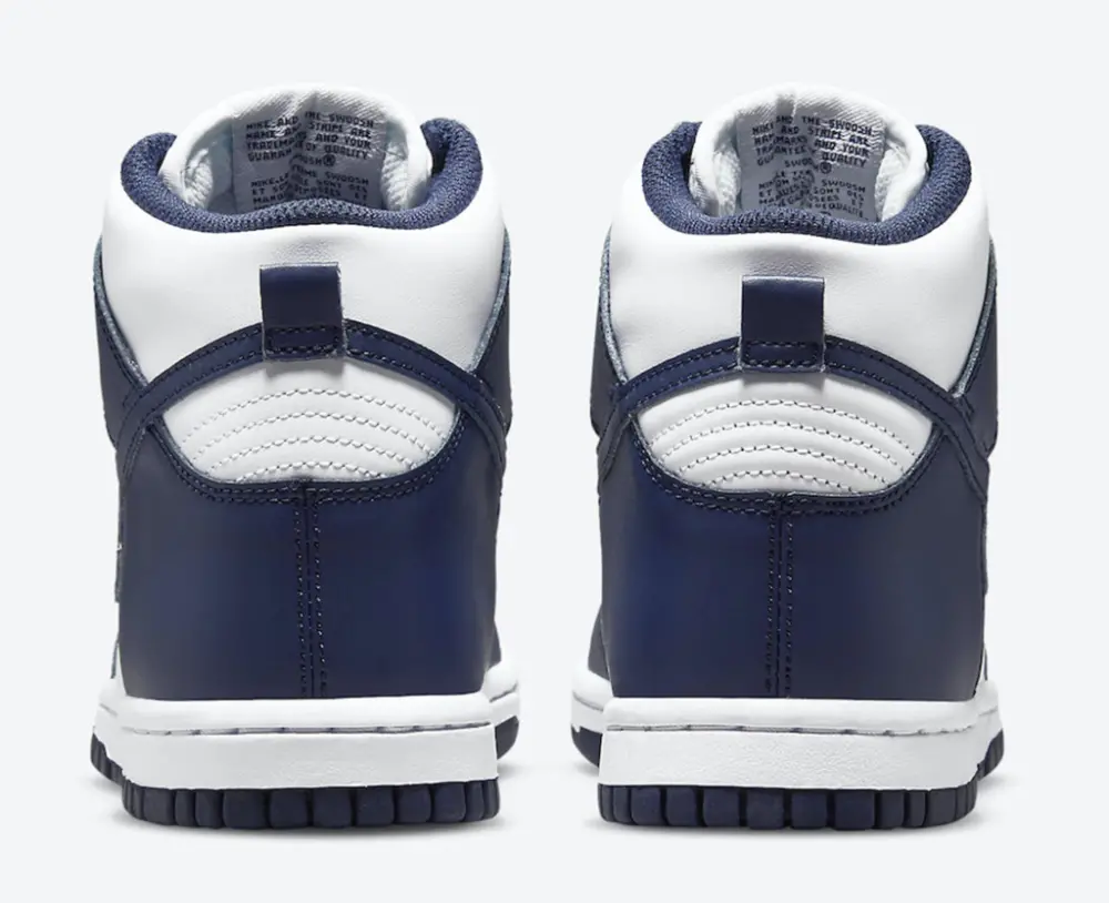 Alternative view of Giày Nike Dunk High 'Championship Navy' (GS) DB2179-104