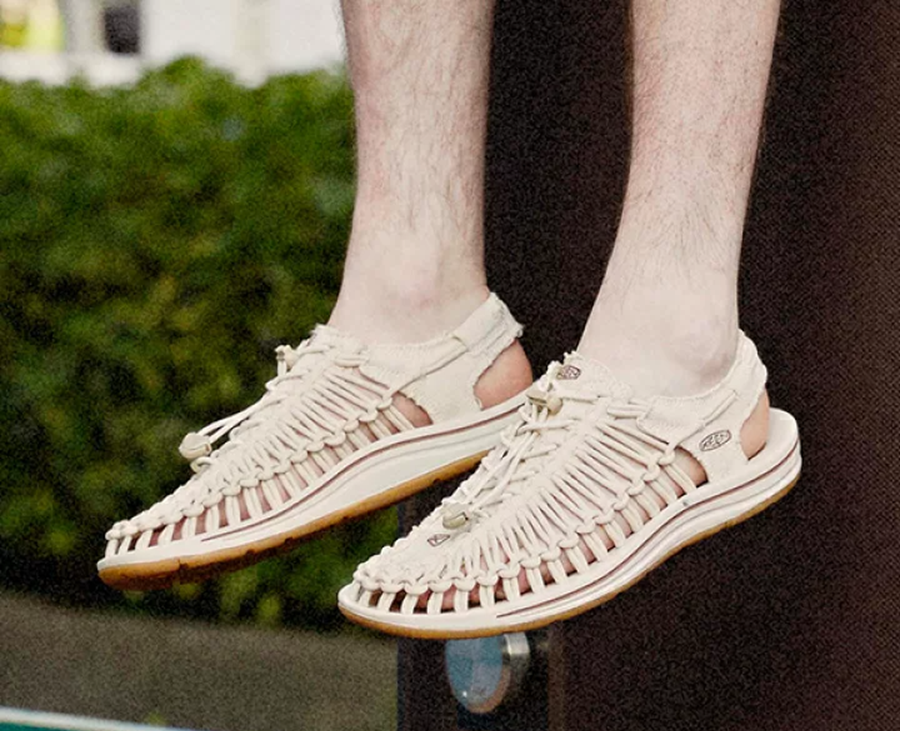 Dép Keen Uneek Canvas 'Birch' 1026228 - Ảnh 2