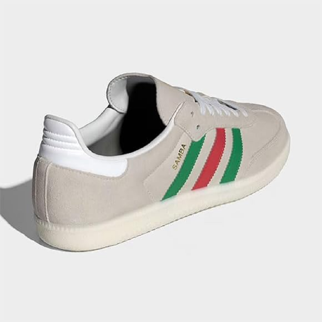 Giày Adidas Samba OG 'Crystal White Green Scarlet' IG1826 - Ảnh 5