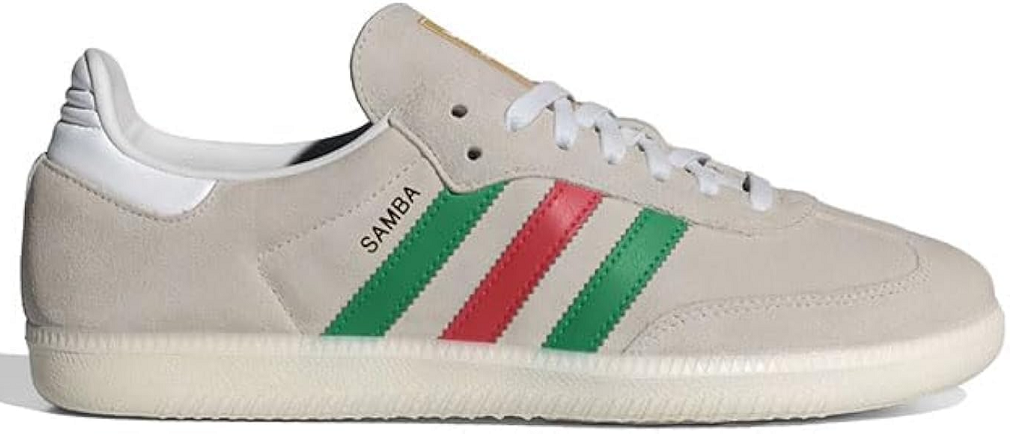 Giày Adidas Samba OG 'Crystal White Green Scarlet' IG1826