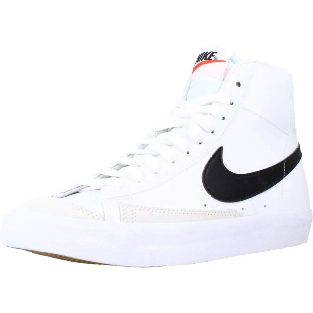 Giày Nike Blazer Mid ’77 GS ‘White Black’ DA4086-100 - Ảnh 4