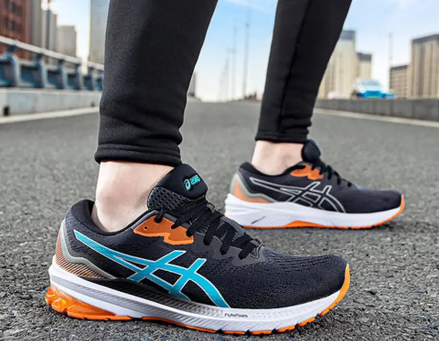 Alternative view of Giày Asics GT-1000 11 'Black Island Blue' 1011B354-004