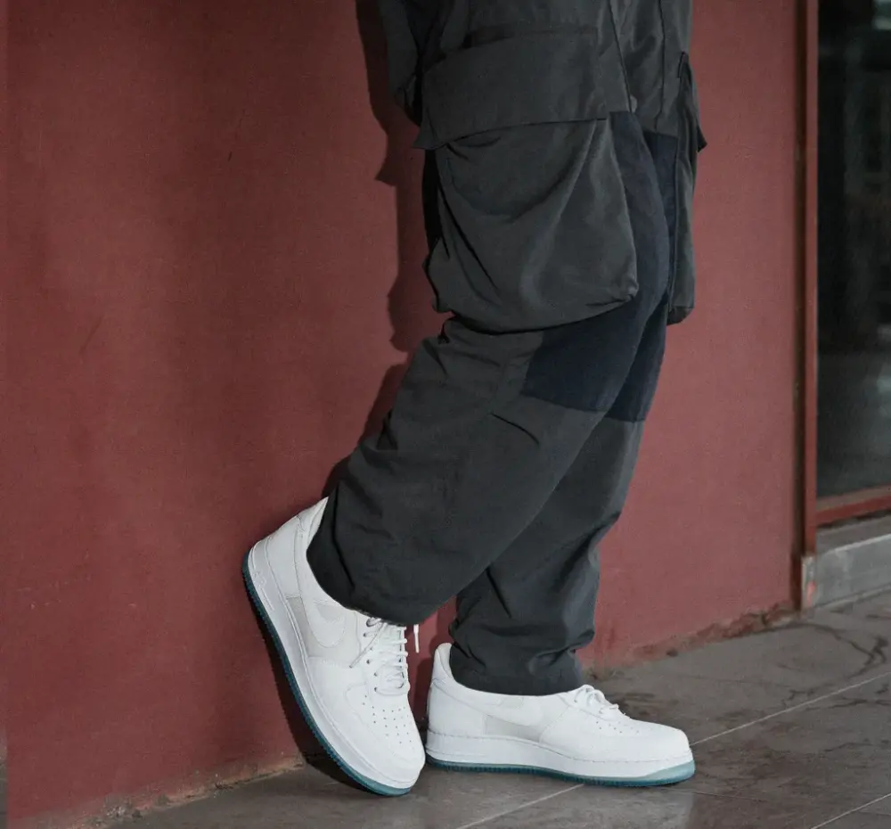 Giày Nike Air Force 1 '07 ' White Icy Blue ' FV0383-100 - Ảnh 4
