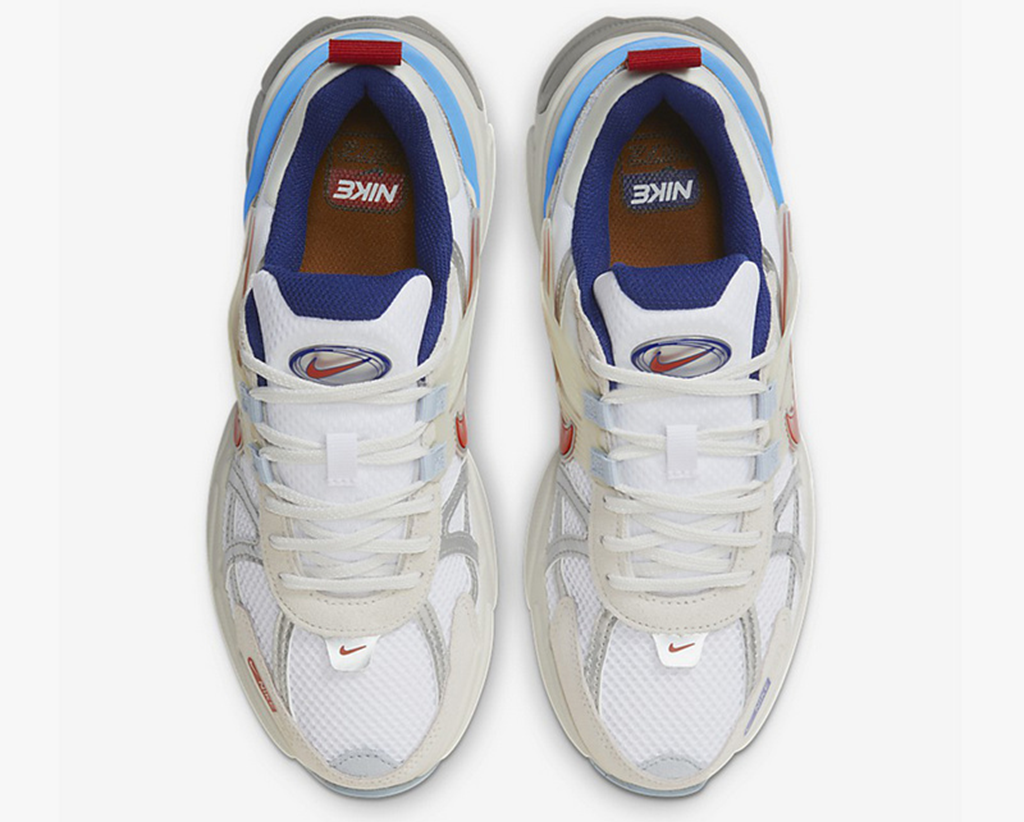 Giày Nike V2K Run 'Metallic Silver Gym Red' HF5724-061 - Ảnh 4