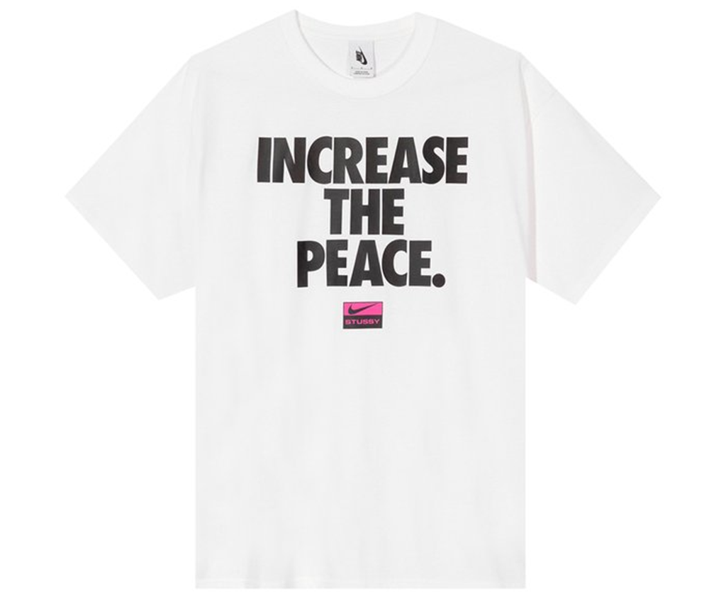 Áo Nike x Stussy Increase The Peace T-Shirt 'White' CU9252-100