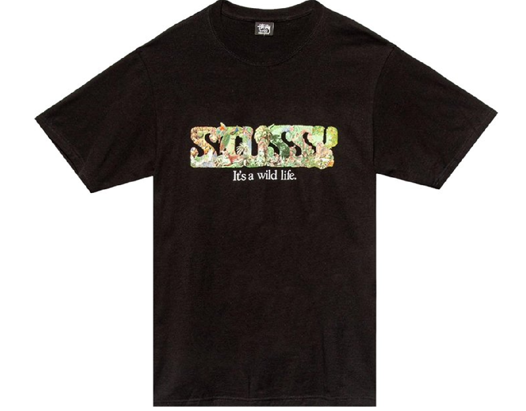 Áo Stussy It's A Wild Life Tee 'Black' 1904688