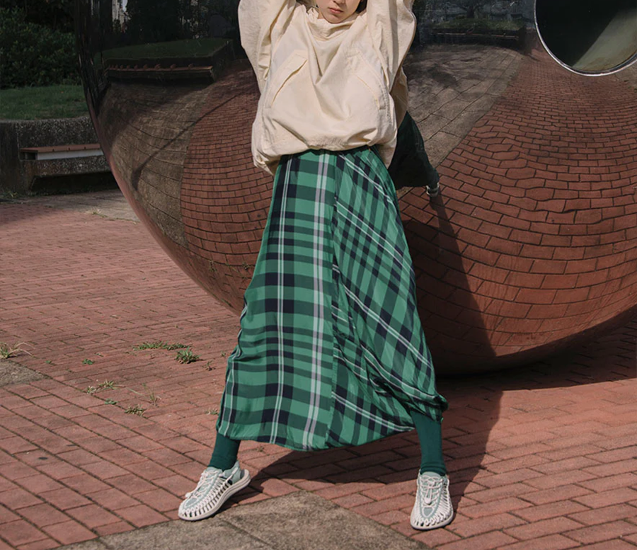 Dép Keen Uneek Canvas 'Granite Green' 1028566 - Ảnh 3