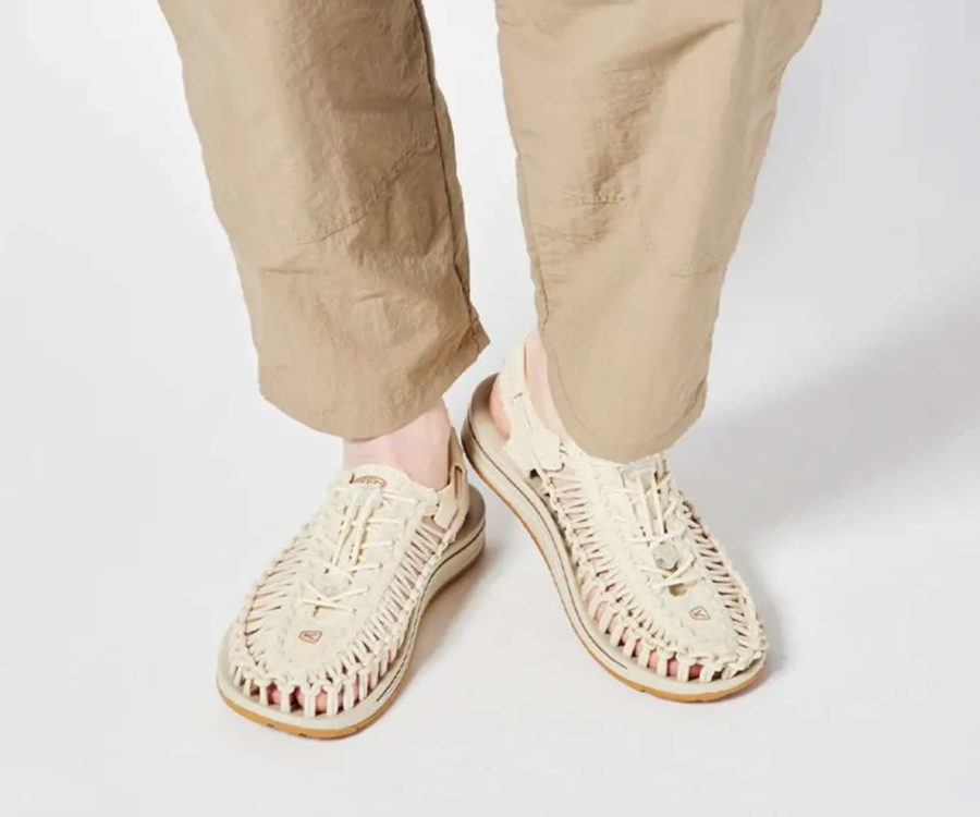 Dép Keen Uneek Canvas 'Birch' 1026228 - Ảnh 4