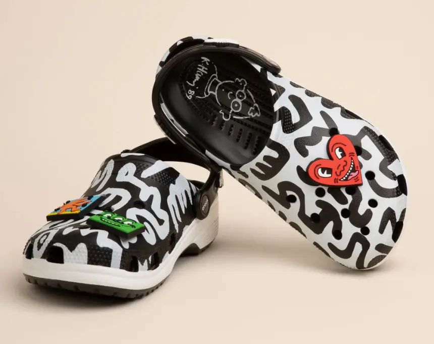 Dép Crocs Classic Clog 'Keith Haring' 209488-001 - Ảnh 4