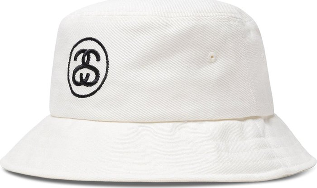 Mũ Stussy SS Link Deep Bucket Hat 'White' 1321105