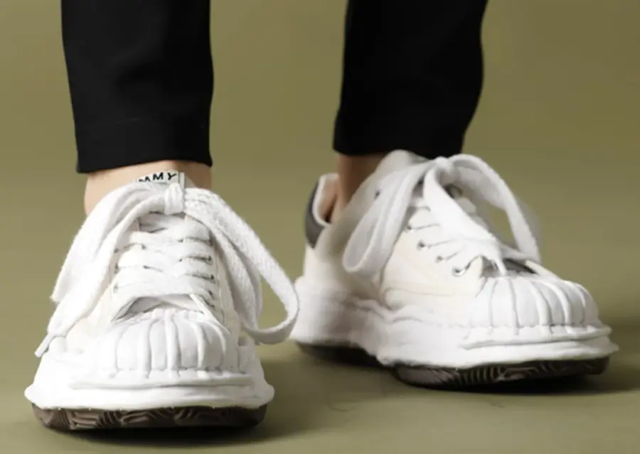 Giày Maison Mihara Yasuhiro Blakey OG A06FW704-WHITE - Ảnh 4