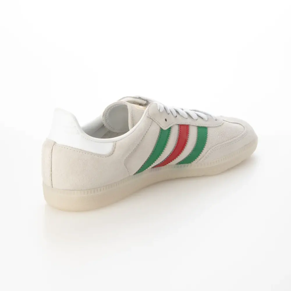 Giày Adidas Samba OG 'Crystal White Green Scarlet' IG1826 - Ảnh 3
