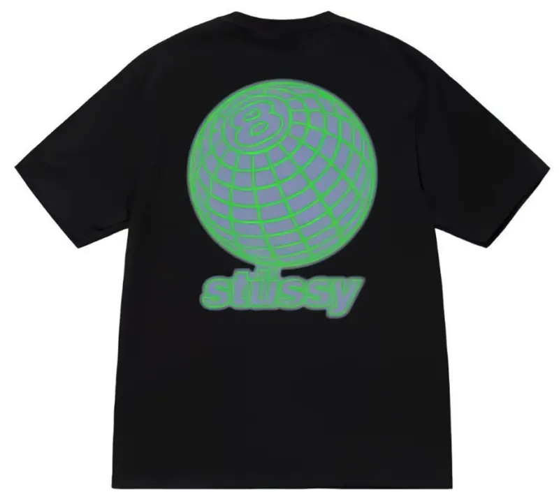 Alternative view of Áo Stussy 8 Ball Grid Tee ‘Black’