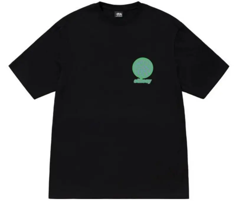 Áo Stussy 8 Ball Grid Tee ‘Black’
