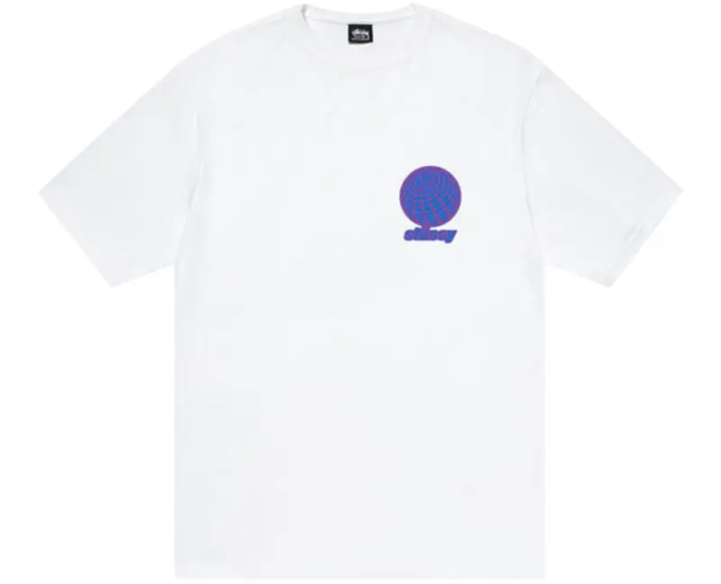 Áo Stussy 8 Ball Grid Tee ‘White’