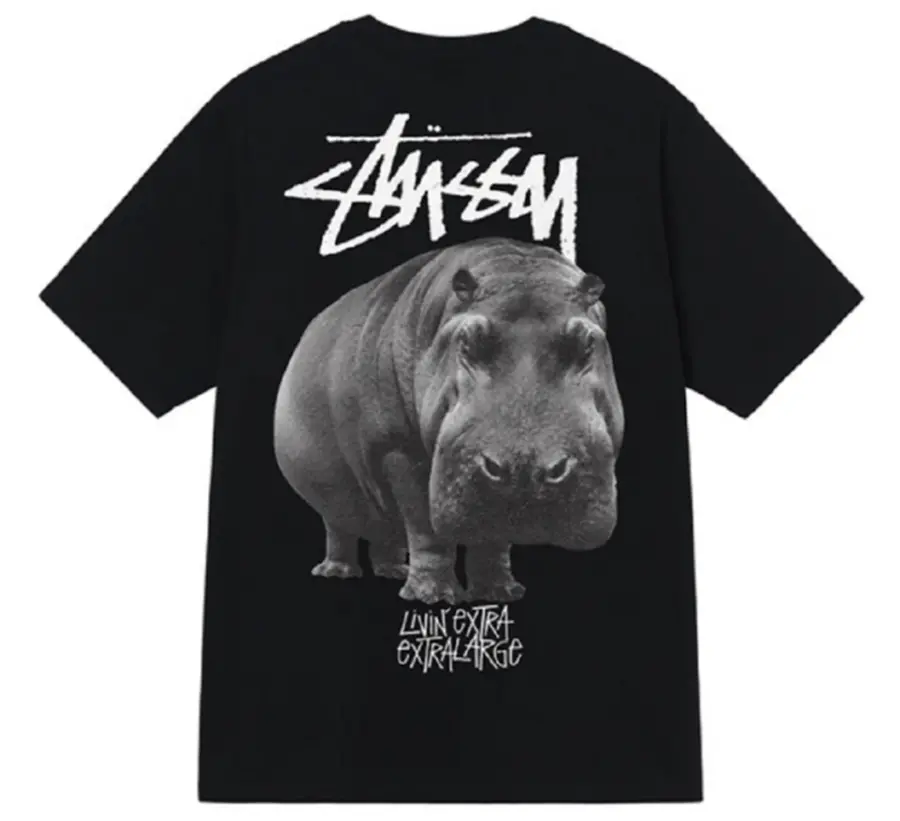 Áo Stussy Big Hippo T-Shirt ‘Black’