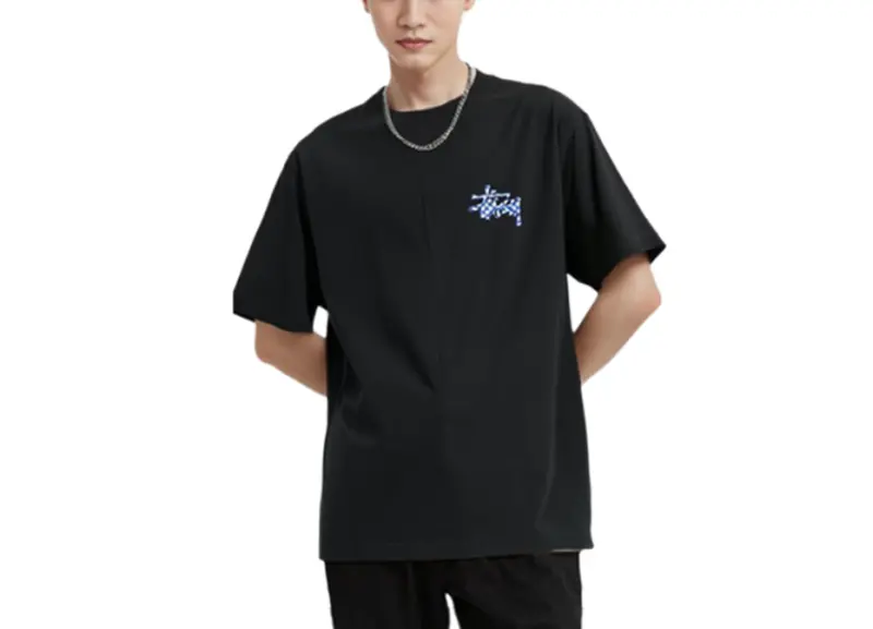 Alternative view of Áo Stussy Checker Stock Tee ‘Black’