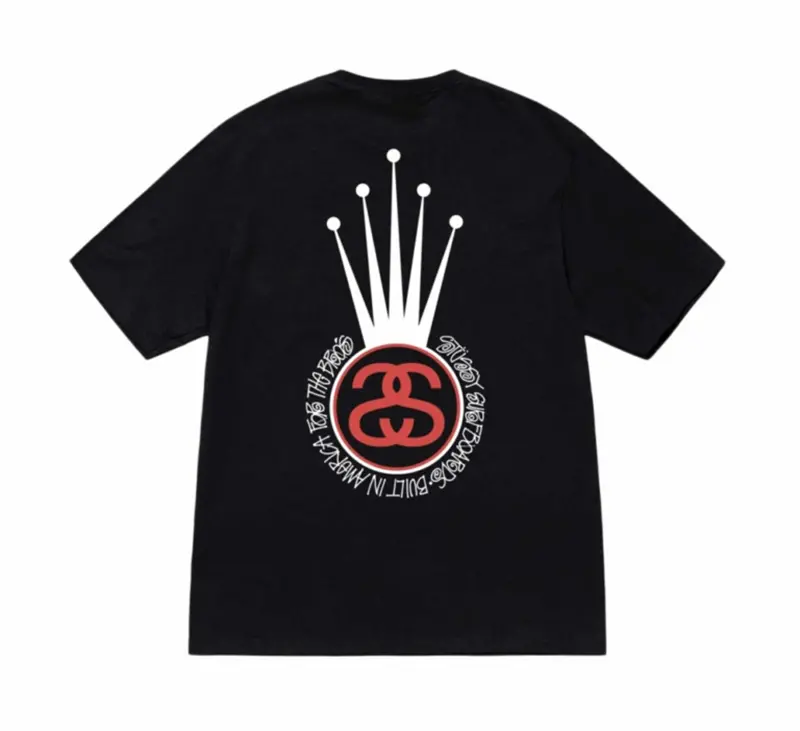 Alternative view of Áo Stussy Crown Link Tee ‘Black’