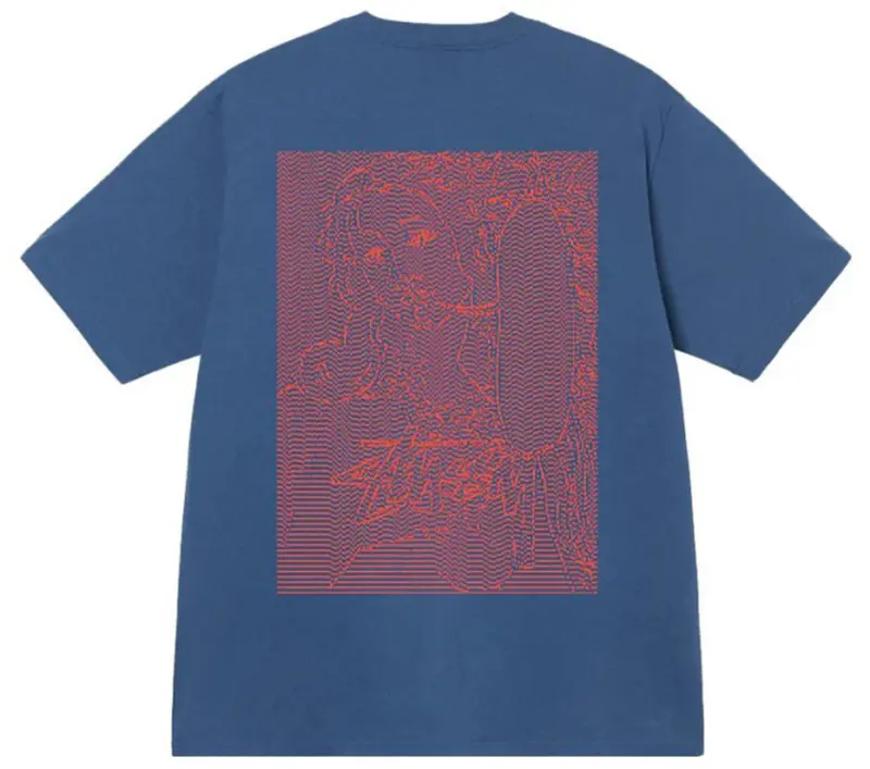 Alternative view of Áo Stussy Dots & Loops Tee ‘Midnight’