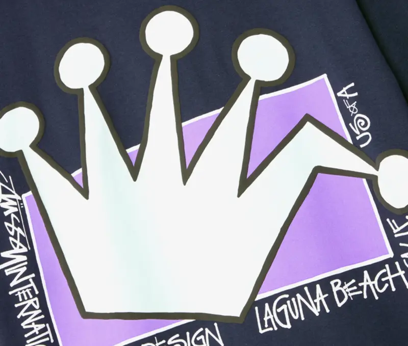 Áo Stussy LB Crown Tee ‘Navy’ - Ảnh 3