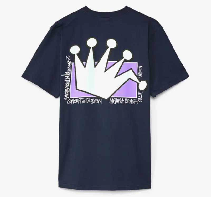 Alternative view of Áo Stussy LB Crown Tee ‘Navy’
