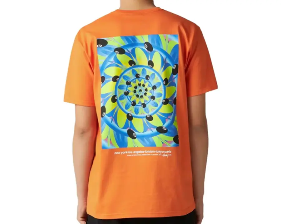 Alternative view of Áo Stussy Rabbit Hole Tee ‘Coral’